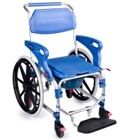 Comfort Plus DM-72 Lux 6 Tekerlekli Banyo ve Tuvalet Özellikli Tekerlekli Sandalye